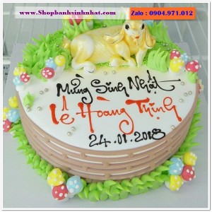 Bánh Sinh Nhật Con Dê - YK05